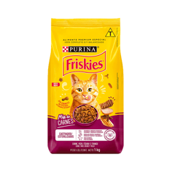 Ração Friskies Mix De Carne Para Gatos Adultos Castrados - 1Kg - 1 Kilo