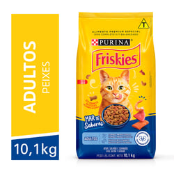 Ração Friskies Peixe Frutos Do Mar - 10Kg - 10,1 Kilos