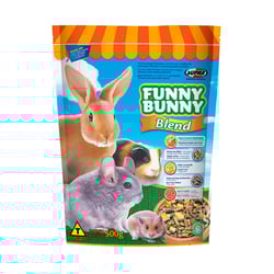 Ração Funny Bunny Blend Para Coelhos E Porquinhos-Da-Índia - 500G