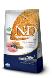 Ração Gatos Adultos N&D Ancestral Grain Cordeiro 400G - 1 Unidade