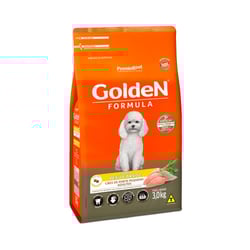 Ração Golden Cães Adultos Peru & Arroz - 3Kg - 3 Kilos