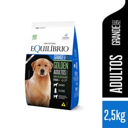 Ração Golden Equilíbrio Frango Para Cães Adultos De Porte Médio - 2,5Kg - 2,5 Kilos