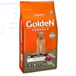 Ração Golden Formula Cães Adultos Carne & Arroz - 15Kg - 15 Kilos