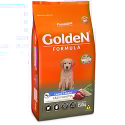 Ração Golden Formula Cães Filhotes Sabor Carne & Arroz - 15Kg