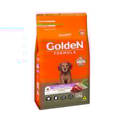 Ração Golden Formula Carne E Arroz Para Cães Filhotes De Raças Pequenas - 1Kg - 1 Kilo