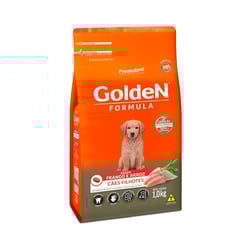 Ração Golden Fórmula Filhotes Frango E Arroz Para Cães Médios E Grandes - 1Kg - 1 Kilo