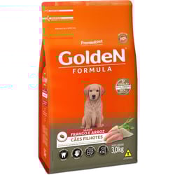 Ração Golden Formula Filhotes Sabor Frango & Arroz Para Cães - 3Kg - 3 Kilos