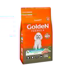 Ração Golden Fórmula Frango E Arroz Para Cães Adultos De Raças Pequenas - 1Kg