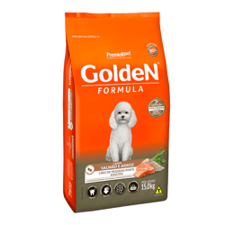 Ração Golden Fórmula Para Cães Adultos Raças Pequenas Sabor Salmão E Arroz - 1Kg - 1 Kilo