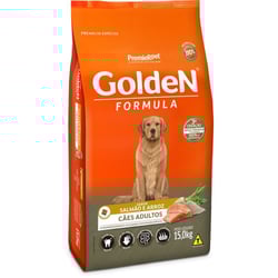 Ração Golden Formula Salmão & Arroz Para Cães Adultos - 15Kg - 15 Kilos