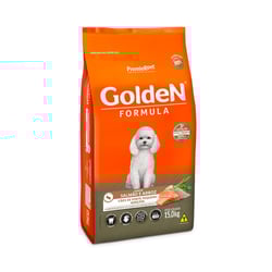 Ração Golden Formula Salmão & Arroz Para Cães Adultos - Mini Bits - 10,1Kg - 15 Kilos