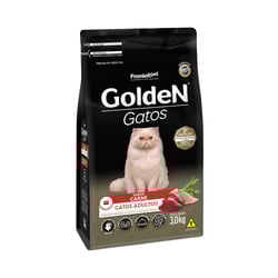 Ração Golden Gatos Adultos Sabor Carne - 3Kg - 3 Kilos