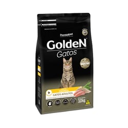 Ração Golden Gatos Adultos Sabor Frango 3Kg - 1 Unidade - 3 Kilos