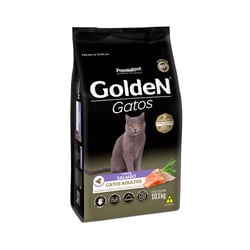 Ração Golden Gatos Adultos Sabor Salmão - 10,1Kg - 10,1 Kilos