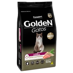 Ração Golden Gatos Castrados Sabor Frango - 10,1Kg - 10,1 Kilos