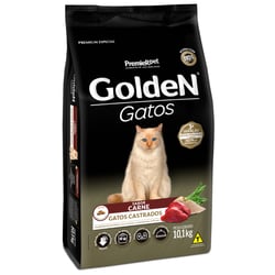 Ração Golden Para Gatos Castrados Sabor Carne - 10,1Kg - 10,1 Kilos