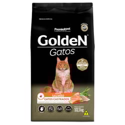 Ração Golden Para Gatos Castrados Sabor Salmão - 10,1Kg - 10,1 Kilos