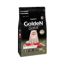 Ração Golden Premier Para Gatos Adultos Sabor Carne - 1Kg - 1 Kilo
