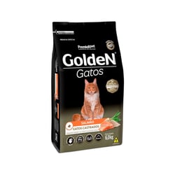 Ração Golden Sabor Salmão Para Gatos Adultos Castrados - 6 Kilos