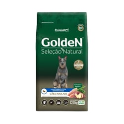 Ração Golden Seleção Natural Frango E Batata Doce Para Cães Adultos De Médio E Grande Porte - 12Kg
