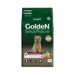 Ração Golden Seleção Natural Sênior Frango E Arroz Para Cães De Porte Pequeno - 3Kg - 3 Kilos