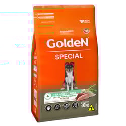 Ração Golden Special Filhotes Porte Pequeno Frango E Carne - 3Kg - 3 Kilos