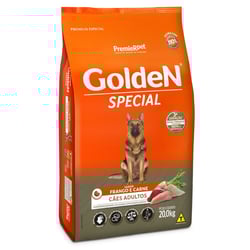 Ração Golden Special Frango & Carne Para Cães Adultos - 20Kg - 20 Kilos