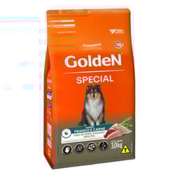 Ração Golden Special Frango E Carne Para Cães Adultos De Porte Pequeno - 3Kg - 3 Kilos