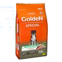 Ração Golden Special Frango E Carne Para Filhotes De Pequeno Porte - 15Kg - 15 Kilos