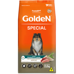 Ração Golden Special Sabor Frango E Carne Para Cães Adultos De Porte Pequeno - 15 Kilos