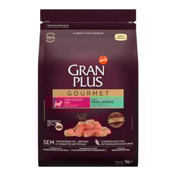Ração Gran Plus Gourmet Adulto Mini Peru E Arroz - 1Kg