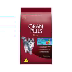 Ração Gran Plus Para Gatos Adultos Castrados Atum E Arroz - 10,1Kg (1Kg Unidades)