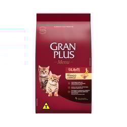Ração Granplus Frango E Arroz Para Gatos Filhotes - 3 Kilos