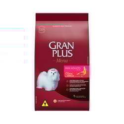 Ração Granplus Menu Carne E Arroz Para Cães Adultos Mini - 3Kg - 3 Kilos
