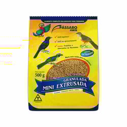 Ração Granulada Pássaro Forte 500G - 1 Unidade