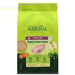 Ração Guabi Natural Frango E Arroz Integral Para Cães Filhotes De Porte Médio - 2,5Kg - 2,5 Kilos