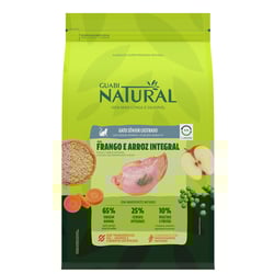 Ração Guabi Natural Gatos Sênior Castrados Sabor Frango E Arroz - 1,5Kg - 1,5 Kilos