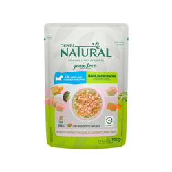 Ração Guabi Natural Grain Free Frango, Salmão E Vegetais Para Cães - 100G