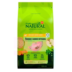 Ração Guabi Natural Para Cães Filhotes De Raças Grandes E Gigantes Frango E Arroz Integral - 15Kg
