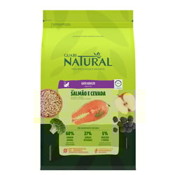 Ração Guabi Natural Para Gatos Adultos Sabor Salmão E Cevada - 1,5Kg - 1,5 Kilos