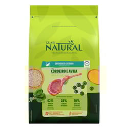 Ração Guabi Natural Para Gatos Castrados - Cordeiro E Aveia - 7,5Kg - 7,5 Kilos