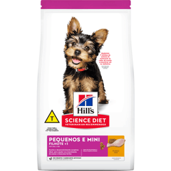 Ração Hills Para Cães Filhotes De Mini E Pequeno Porte Sabor Frango - 1 Unidade