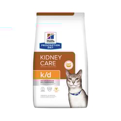 Ração Hills Prescription Diet K/D Cuidado Renal Para Gatos Adultos Com Doença Renal - 1 Unidade - 1,8 Kilos