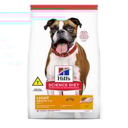 Ração Hill'S Science Diet Light Para Cães Adultos - 12Kg