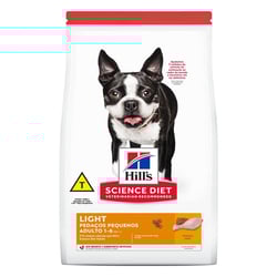 Ração Hill'S Science Diet Light Para Cães Adultos Pedaços Pequenos - 6Kg