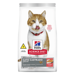 Ração Hill'S Science Diet Para Gatos Adultos Castrados Salmão - 1Kg