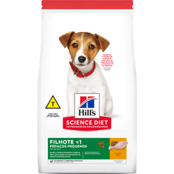 Ração Hills Science Diet Sabor Frango Para Cães Filhotes De Mini E Pequeno Porte - 1Kg