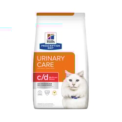 Ração Hills Urinário Care C/D Para Gatos Adultos - 1 Unidade - 1,8 Kilos