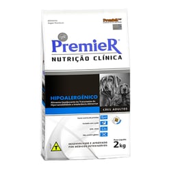 Ração Hipoalergênica Premier Nutrição Clínica Para Cães Adultos - 2Kg
