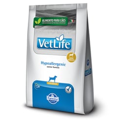 Ração Hypoallergenic Vet Life Mini Para Cães Adultos De Pequeno Porte - 2Kg - 2 Kilos